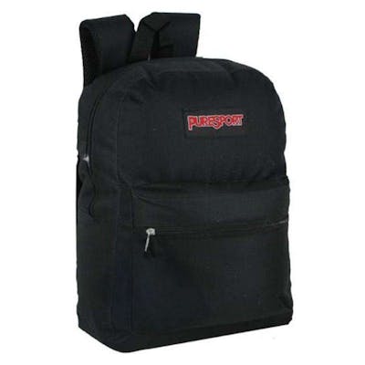17" Classic Backpack &amp; Elementary School Supply Kit Sets - Prefilled, Black