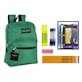15" Backpack & Highschool School Supply Kits- Green