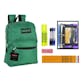 17" Classic Backpack & High School Supply Kit Combo - 15 Pieces, Green