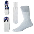 Men's Tube Socks - Size 10-13, White image number null