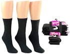 Women's Athletic Tube Socks - Black, Size 9-11 image number null
