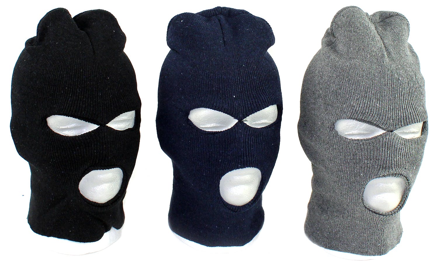 Wholesale Men's 3Hole Ski Masks Assorted Colors (SKU 1917697) DollarDays