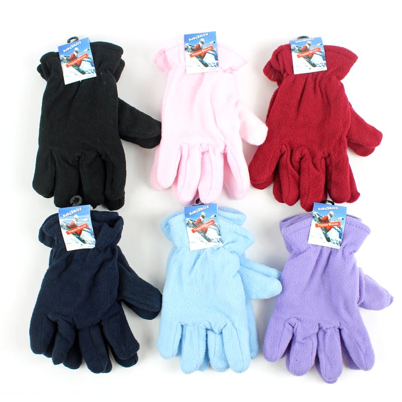 Women's Winter Gloves - Fleece Lined  Assorted Colors