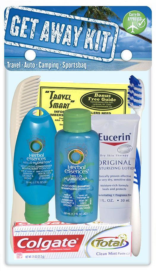 Wholesale Women's Travel Hygiene Kits 8 piece DollarDays