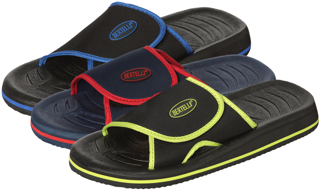 Wholesale Men's Hook and Loop Closure Strap Sandals DollarDays