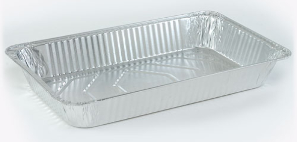 Nicole Home Collecti Aluminum Pans Full size, Large Disposable Roasting Baking Pan, 21x13 Deep Foil Pans (10 Pack) Extra Heavy Duty Chafing Trays for