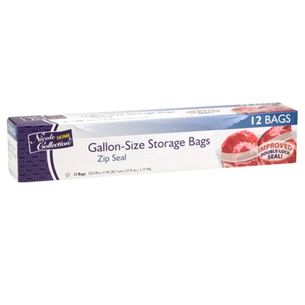Ziploc Pinch & Seal Storage Bags, Gallon, 13 Count 