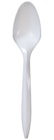 Plastic Spoons - White, Medium Weight, 1000-Pack image number null