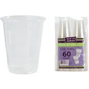 Plastic Soft Cups - Clear, 3 oz, 60 Pack