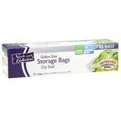 Gallon Double Seal Storage Bags - 45-Pack, Kosher Certified