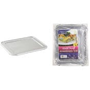 Aluminum Pans with Lid - Half-Size, 4 Count