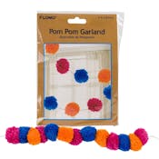 Garland Pom Pom Decor, 72"