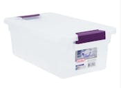 Sterilite Containers With Plum Latches - 6 Qt