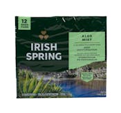 Irish Spring Aloe Mist Bar Soap - 12 Pack, 3.7 oz