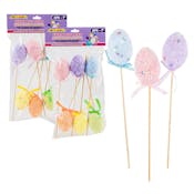 Easter Egg Picks - 6pc, 7"