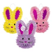 Easter Bunny Wall Plaque Décor- Three Assorted, 8"