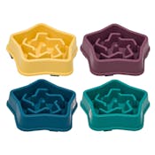 Slow Feeder Pet Bowls - Assorted Colors