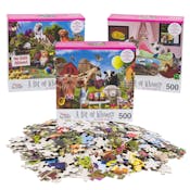 A Bit of Whimsy 500-Piece Puzzle - Assorted