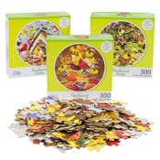 Backyard Birds Round 300-Piece Puzzle - Assorted