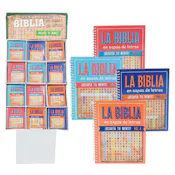 Spanish Bible Word Search Puzzle Books, 80 Pages - Four Titles