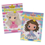 Spanish Princess Coloring Books, 128 Pages - Two Titles