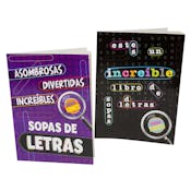 Spanish Word Search Books, Large Format - 80 Pages