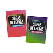 Spanish Word Search Book, Pocket-Size - 160 pages, Two Titles