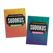 Spanish Sudoku Puzzle Books, Pocket-Size - 160 Pages, Two Titles