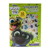 Disney Junior Puppy Dog Pals Stickers Plus Coloring and Activity Books - 32 pages