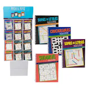 Spanish Spiral Puzzle Books, 80 pages - Four Titles
