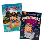 Adventures Coloring Books, Spanish - 80 Pages