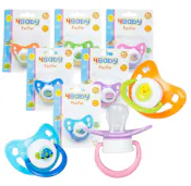 Pacifier W/ Orthodontic Baglet- Assorted Colors