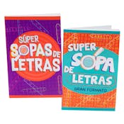 Spanish Puzzle Books - 128 Pages, Two Titles