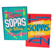 Spanish Puzzle Books - 80 Pages, Two Titles