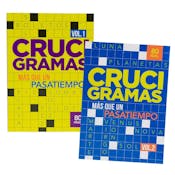 Crossword Puzzle Books - Spanish, 2 Vol, 80 Pgs.