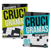 Spanish Crossword Puzzle Book II - 80 Pages, Two Titles