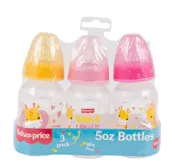 Fisher Price Bottles - Multicolor, 3pk