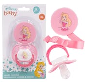 Disney Pacifier & Clip Sets - Sleeping Beauty, 2pk
