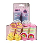 Girls' Baby Booties - Assorted, 3 Pk