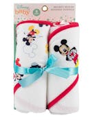 Disney Hooded Towel Sets - Red & White, 2 Pk