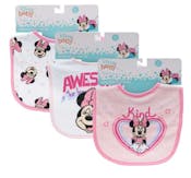 Disney Minnie Mouse Bibs - 3 Assorted