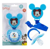 Disney Pacifier & Clip Sets - Blue Star, 2pk