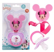 Disney Pacifier & Clip Sets - Pink & Purple, 2pk