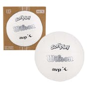 Wilson AVP Soft Play Official Size Beach Volleyball - White