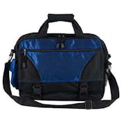 Portfolio Bags - 17" x 16", Black / Blue