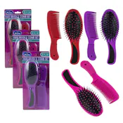 Hairbrush and Comb Sets, Assorted - 8.4"