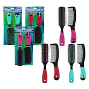 Hairbrush and Comb Sets, Assorted - 8.4"