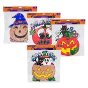 Halloween Pumpkin Sticker Décor, Assorted - 12.2"