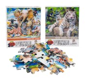 3D Puzzles - Assorted Animals, 50 Pieces, 9" x 6"