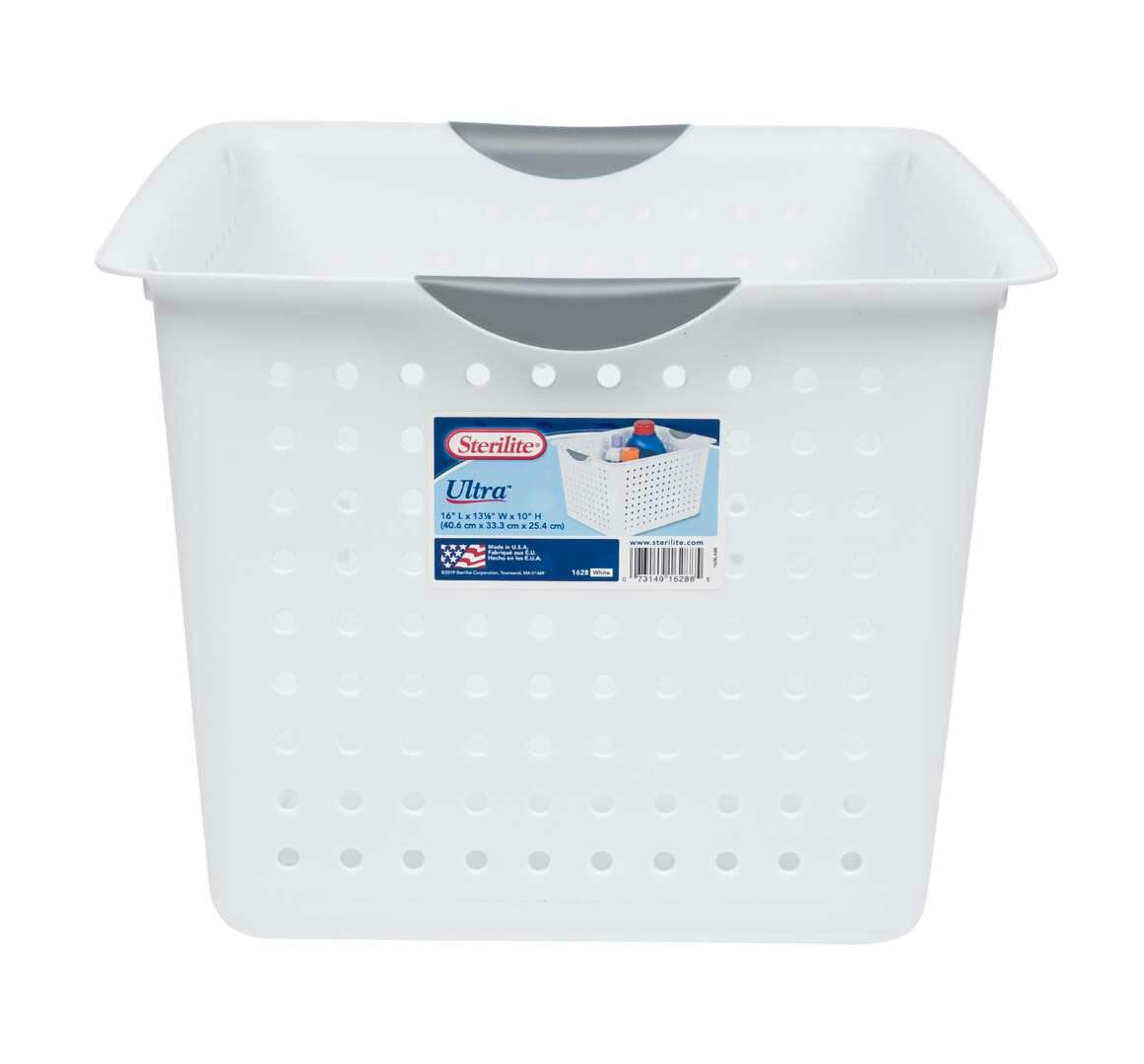 Rectangular Slotted Plastic Baskets